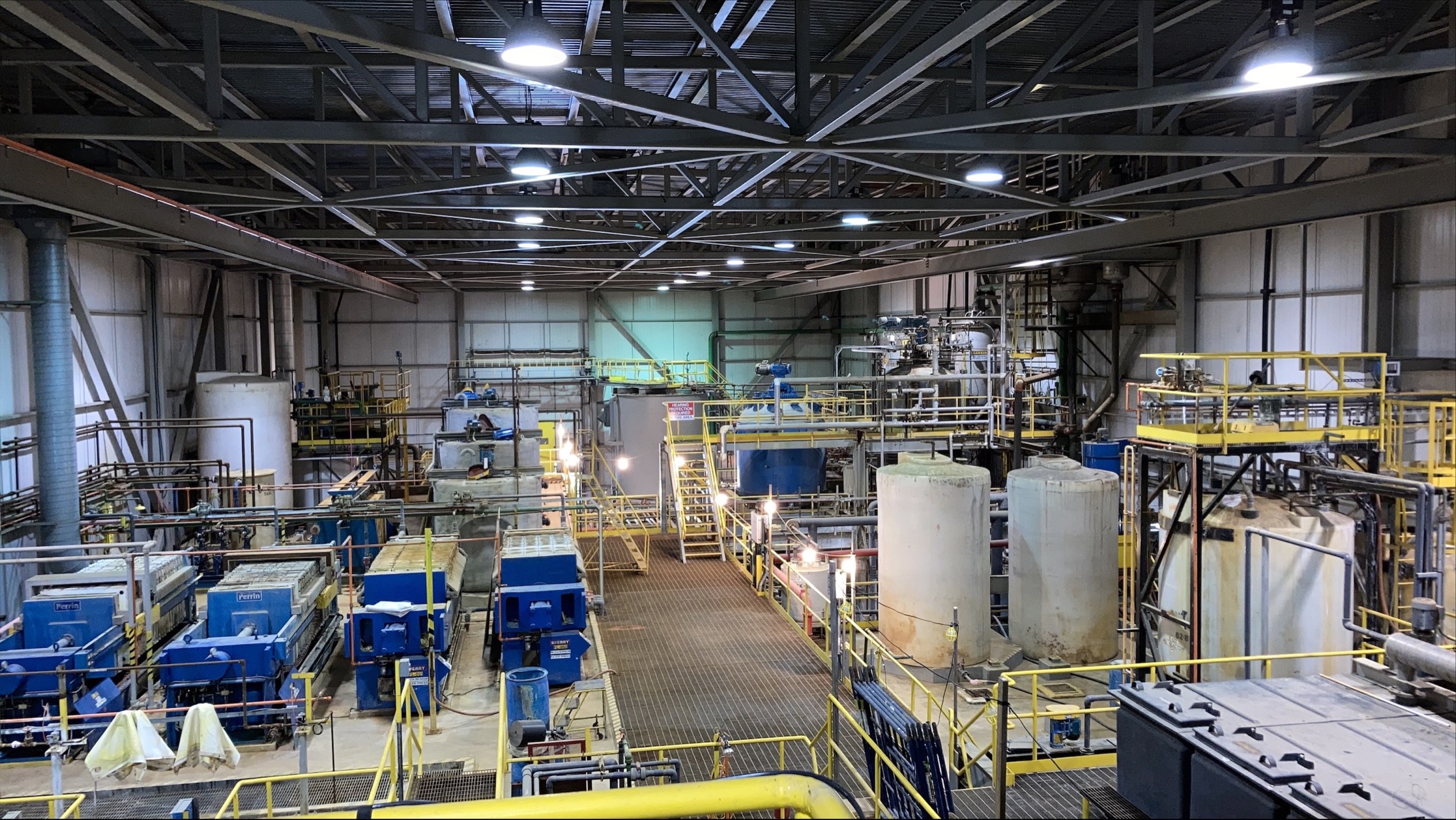 Current refinery configuration, to be used for large-scale battery recycling demonstration